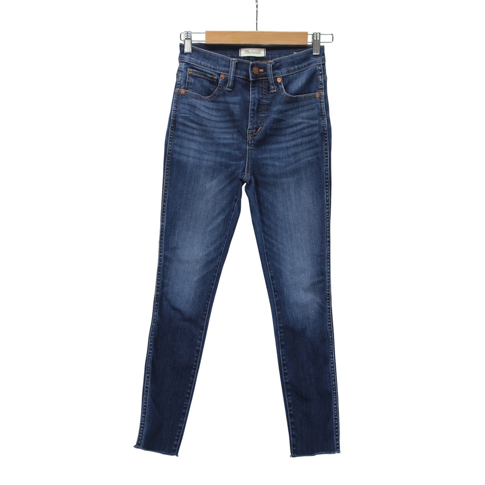 Madewell‎ 10" High Rise Skinny Jeans Danny Wash Women's 25 Distressed Denim